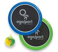 Schildkröt Ogo Sport Set, 2 Ogo Softdiscs Ø29cm, Vert Citron et Bleu, 1 Balle, Le Populaire Jeu, 970198