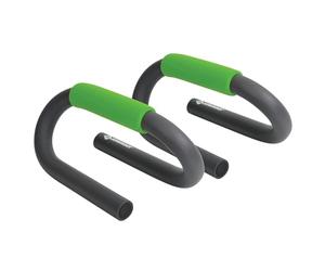 Schildkröt Paire de Poignées de Traction, Push Up Bars, Vert/Anthracite