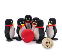 Schildkröt Pinguin Soft Bowling Set pour Enfants - Jeu de quilles Souple pour l'intérieur & l'extérieur -6 quilles de Pingouins & ; 1 Boule de Bowling Souple