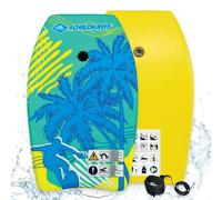 Schildkröt Planche de Bodyboard M, Revêtement en Nylon et Noyau en Mousse EPS, 68 x 43 cm, avec Sangle de Sécurité pour Fixation à la Main ou au Pied, Poids Maximum: 60 kg, 970321