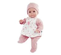 Schildkröt Poupée endormie avec vêtements, Cheveux et Yeux Bruns, Taille 32 cm