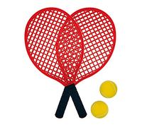 Schildkröt Set de Tennis de Plage, 2 Raquettes, 2 Balles Souples, dans Un Sac en Filet Refermable, 970130