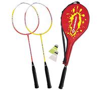 Schildkröt Set de Badminton pour 2 Joueurs, 2 Raquettes, 2 Volants, Dans une Housse 3/4