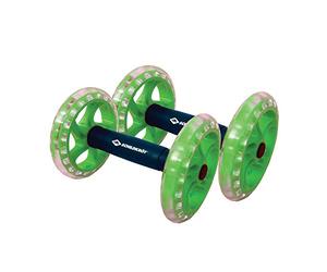 Schildkröt Set Dual Roller, 2 Roues Abdominales, Nouvelle Version avec Roulement à Boules, Entraîneur Abdominal