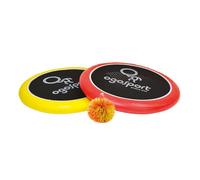 Schildkröt SET OGO SPORT, 2 disques trampoline Ogo, Ø29cm, rouge et jaune, 1 volant, taille normale, la nouvelle version du jeu si apprécié, 970117