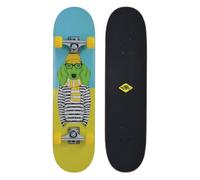 Schildkröt Skateboard Kicker 31", Excellente pour Débutants, Plateau Concave avec Double Kick et Ruban Adhésif, Roulements à Billes ABEC5, Design: