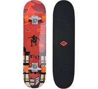 Schildkröt Skateboard Kicker 31", Excellente pour Débutants, Plateau Concave avec Double Kick et Ruban Adhésif, Roulements à Billes ABEC5, Design: