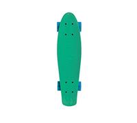 Schildkröt Skateboard Retro, Planche de Qualité Supérieure en Plastique PP, Robuste et Durable, ABEC7, Chariots en Aluminium, Roues en PU, Support Antidérapant, Couleur: Vert, 510701