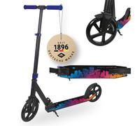 Schildkröt Street Artist 1.0 | Trottinette Freestyle pour Débutants | Cadre Léger en Aluminium | Roues PU 100 mm | Plateau Antidérapant | Frein Arrière | Idéale pour Skatepark