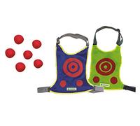 Schildkröt Strike & Score Game - Jeu de Lancer à Grimper pour Enfants à partir de 4 Ans - 2 Gilets de visée réglables & 6 balles à Grimper - Jeu d'extérieur pour Jardin