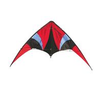 Schildkröt Stunt Kite 140, Cerf-Volant Acrobatique à Deux Lignes, +10 Ans, 74x140cm, avec Cordons en Polyester 25 KP, 2x30m sur Bobine Enrouleur, Échelle Beaufort 2-5, 970440
