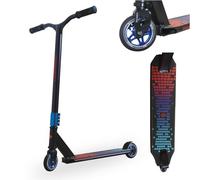 Schildkröt Stunt Scooter Kickless, Trottinette avec Compression HIC et Jante en Aluminium, Roues PU 100 mm, pour Cascades et Tours Ambitieux