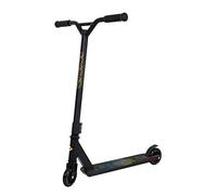 Schildkröt Trotinette Freestyle 360, Aluminium, Modèle d'Entrée de Gamme pour Les Premiers Tours et Cascades, Roues en PU 100 mm, Noir