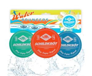 Schildkröt Water Bouncers, 3 Coussins en Néoprène Remplis de Silicone Qui Rebondissent sur la Surface de l'eau, Ø55mm, Très Amusant pour la Piscine ou la Mer, 970297