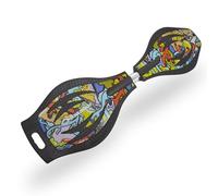 Schildkröt Waveboard Good Vibes, Design: Graffiti, Skateboard Torsion très léger, Grand Plateau antidérapant, 510801 Jeunesse Unisexe, Taille unique