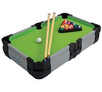 Schildkröt Table de Billard Mini - Petite Table avec 2 Queues, 16 Boules, Triangle pour l'Arrangement - Amusement Parfait pour Toutes Les Occasions, +5 Ans, 970311