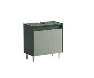 Schildmeyer 157031 Lovis Meuble sous-Vasque - Dimensions : 56,9 x 33 x 60,1 cm - Vert forêt/Pistache