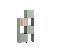 Schildmeyer Alexa 701942 Étagère coulissante, Pistache, 44,8 à 76,0 x 33,1 x 165,1 cm