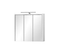Schildmeyer Dex 155120 Armoire à Miroir, Blanc Mat, 65 x 16 x 64 cm
