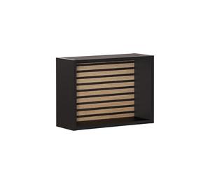 Schildmeyer Ekko 154140 Étagère, Blanc Mat/Aspect Panneau Acoustique, 40,2 x 15,7 x 12,5 cm