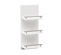 Schildmeyer Étagère, Matériau Dérivé du Bois, Blanc, 30,3 x 17,4 x 70,2 cm