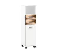 Schildmeyer Katta 158583 Buffet Haut, Blanc Mat/Aspect Panneau Acoustique, 30,3 x 32,6 x 110,5 cm