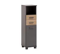Schildmeyer Katta 158584 Buffet Haut Aspect Panneau Acoustique, Anthracite/Panneau Acoustique, 30,3 x 32,6 x 110,5 cm