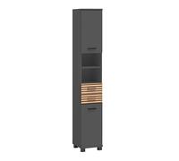 Schildmeyer Katta 158590 Armoire Haute, Anthracite/Aspect Panneaux acoustiques, 30,3 x 32,6 x 180,9 cm