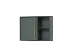 Schildmeyer Kent 151117 Placard Mural, Vert forêt/doré, 66,8 x 16 x 48,4 cm