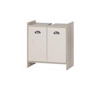 Schildmeyer Lindholm 155294 Meuble sous-lavabo, Chêne Sable, Beige, 56,9 x 33 x 62,4 cm