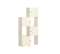 Schildmeyer Lovund Étagère coulissante en Bois Beige crème 42 x 34,7 x 163 cm