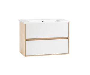 Schildmeyer Mali 701791 Lavabo, décor chêne Clair/Blanc Mat