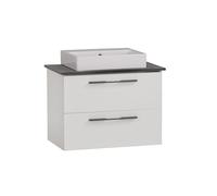 Schildmeyer Maxim 701861 Lavabo, carré, Blanc mat/aspect marbre