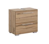 SCHILDMEYER Meuble sous-lavabo, Carlos (largeur 60 cm, Maison de campagne en chêne)