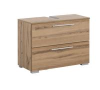 SCHILDMEYER Meuble sous-lavabo, Carlos (Largeur 80 cm, Maison de campagne en chêne)