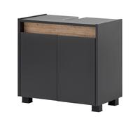 Schildmeyer 146318 Cosmo Meuble sous-lavabo, Anthracite, Moyen, 57 x 54,5 x 33 cm