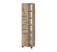 Schildmeyer Milan 701090 Armoire Haute en chêne - Dimensions : 41,9 x 32 x 163,7 cm