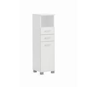 Schildmeyer Palermo 158817 Buffet Haut, Blanc Mat, 30,3 x 32,6 x 110,5 cm