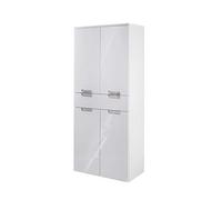 Schildmeyer Rilana 700861 Armoire Haute, Blanc Brillant, 159 x 65 x 35 cm