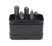 SCHILL - Coffret de 5 fraises limes carbure P9,5 denture croisée - 00670P9.5A