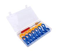 Schimer Ensemble D'outils de Déconnexion de Conduite de Carburant 16 | Compatible avec les Ports de Service AC, les Conduites de Refroidissement de Transmission, les Raccords à Ressort, le