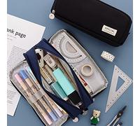 Schimer Trousse à Crayons de Grande capacité avec 3 Compartiments pour (#1)