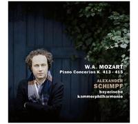 Schimpf Bayerische Kammerphilharmonie Adorjan - Piano Concertos 413-415 [Compact Discs]