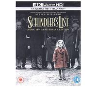 La Liste de Schindler - Spielberg - Liam Neeson - 4K + Blu-ray - 25e anniv.