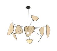 Schindora Suspension Luminaire DéCoration,80Cm Vintage Lustre Salon E27 Boho Fait à La Main Cuisine Lampe Angle RéGlable Luminaires IntéRieur Pour Café Restaurant
