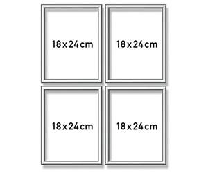 Schipper 605290764 Peinture par numéros - Cadre en aluminium Quattro 18 x 24 cm
