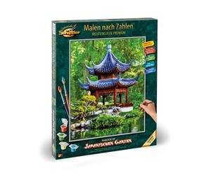 Schipper 609130850 - Dessins Numérotés - Pagode Dans Des Jardin - Neuf