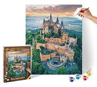 Schipper 609130882 Château Hohenzollern Peinture par numéros pour Adultes avec pinceaux et peintures acryliques 40 x 50 cm