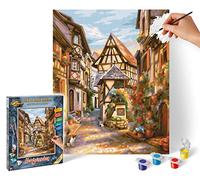 Ruelles de villages - peinture par numéros