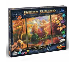 Schipper 609260650 - Peindre Par Numéros - Été Indien (Triptyque) - Neuf